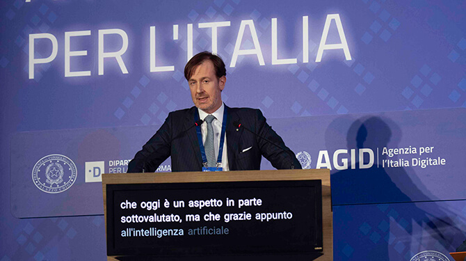 Fabrizio Palermo Acea's CEO at artificial intelligence for italy 