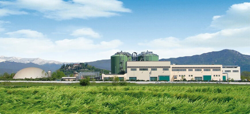 Un impianto Acea per la produzione di biogas
