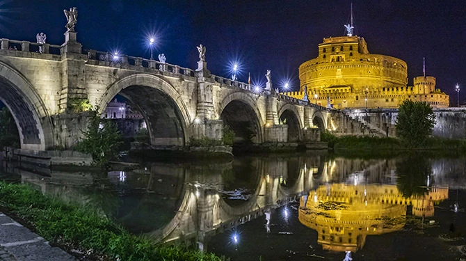 Lighting up the beauty of Rome