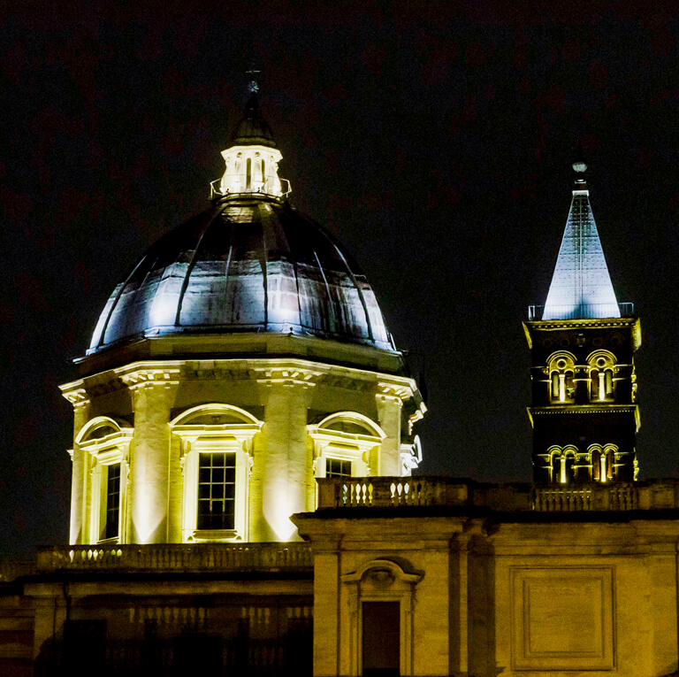 L'illuminazione della Basilica di Santa Maria Maggiore di Acea