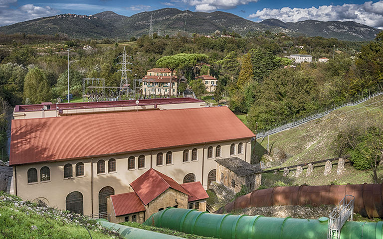 Volta di Castel Madama hydroelectric power plant is one of Acea’s 7 hydroelectric power plants