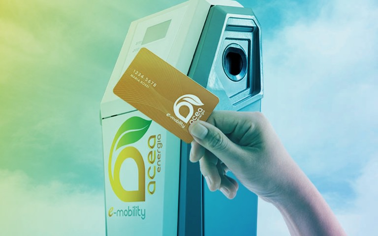 e-car charging station and sustainable mobility service charter