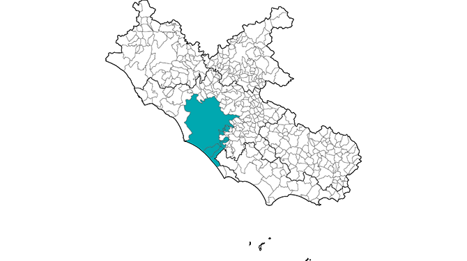 Mappa con evidenza dei comuni interessati da raddoppio VIII sifone Casa Valeria - Galleria Ripoli
