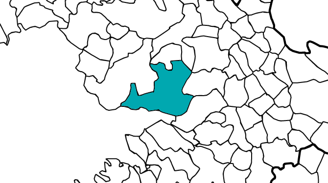 Mappa del Comune di Tivoli