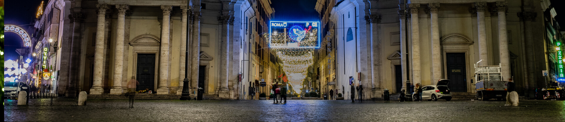 Le luminarie di natale Roma by light Acea