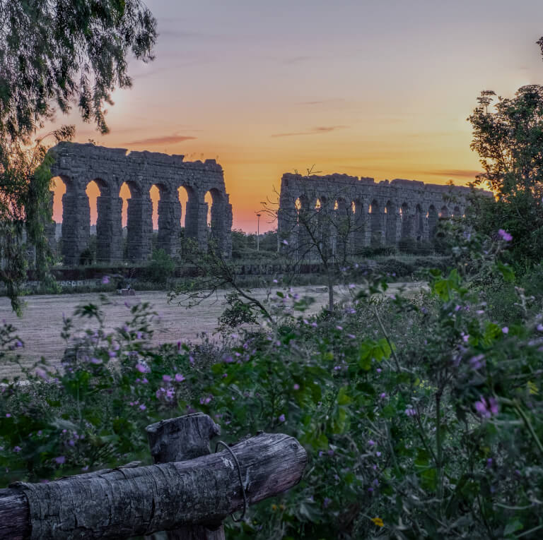 Roman ruins: the Roman aqueducts
